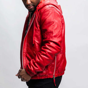 Sudadera de cuero para hombre, moda diaria, sudadera de cuero para mujer, moda moderna, sudadera de cuero suave, sudadera de cuero premium. - Product Image 6