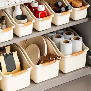 Set di 10 Contenitori in Plastica Multifunzionali per Prodotti per la Pulizia ed Essenziali Domestici, Pratici Cestini Portaoggetti - Product Image 4