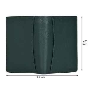 กระเป๋าสตางค์หนังแท้สีดำสำหรับผู้ชาย ดีไซน์หรูหรา ทำมือ ทรงบาง - Product Image 4