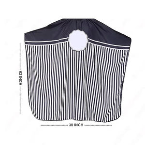 Gorro de Barbero Ligero Hecho a Medida, Capa de Peluquería Impermeable con Poliéster Resistente para Mostrar el Logotipo - Product Image 6