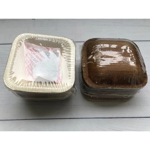 Compartment Areca Palm Leaf <b>Disposable</b> Compostable Square Tray Meal Prep Bento <b>Plate</b> for Camping-Macy - Product Image 4