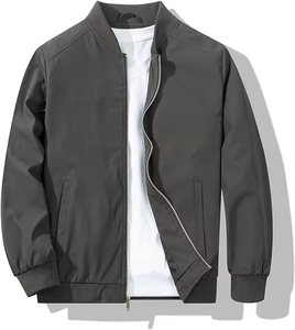 Chaquetas Bomber para Hombre de Alta Calidad, Cómodas para Actividades al Aire Libre, Nuevo Estilo, Tela 100% Poliéster, Chaquetas Bomber Personalizadas para Hombre - Product Image 3