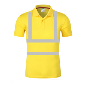 Camiseta Polo de Seguridad Reflectante de Alta Visibilidad para Hombre – Camisetas de Trabajo Resistentes de Alta Visibilidad para Protección en Sitios de Trabajo - Product Image 4