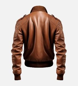 Chaqueta de Cuero Elegante para Hombre, Abrigo Casual con Estilo, Proveedor Mayorista de Chaquetas de Cuero de Moda - Product Image 6