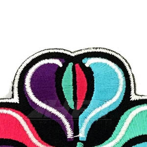 Custom 3D Embossed Rubber PVC <b>Sew</b>-<b>On</b> <b>Patches</b> with Nonwoven Felt Fabric for Clothing - Product Image 3