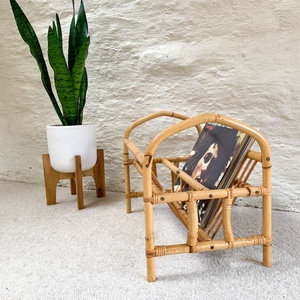 Porte-revues en rotin rond de haute qualité décor à la maison Vietnam porte-revues en rotin fabriqué au Vietnam - Product Image 4