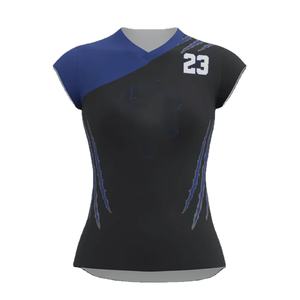 Vente directe d'usine, ensembles d'uniformes de volley-ball, 100% polyester, couleurs et tailles personnalisées, maillots d'équipe de haute qualité - Product Image 2