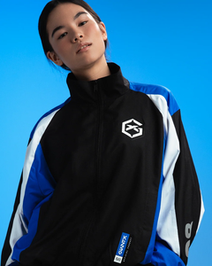 Veste de survêtement sportive écologique pour homme GX, style streetwear, manches longues, color-block, col à capuche avec cordon de serrage, respirante - Product Image 5