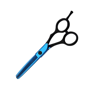 Thinning <b>Scissor</b> <b>Left</b> Right <b>Handed</b> Stainless Steel Thinning <b>Scissors</b> Cutting Shears With Non-slip Grip Rings Hairdressing Shears - Product Image 3