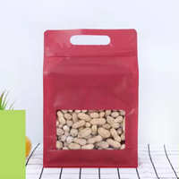Bolsa de Fondo Plano con Cierre de Cremallera, Tamaño y Color Personalizados, OEM/ODM para Envasado de Alimentos con Alta Barrera