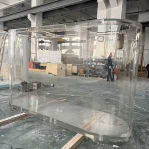 Transparent <b>Acrylic</b> Aquarium Tank Custom Size Clear Fish Tank Wall Panel <b>Display</b> <b>Box</b> - Product Image 5