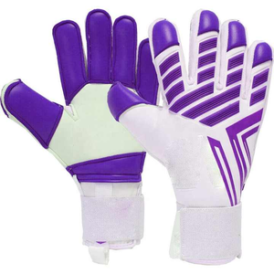Gants de gardien de but professionnels de qualité supérieure, en latex allemand de 4 mm, avec grip de contact, fabrication OEM au Pakistan - Product Image 2