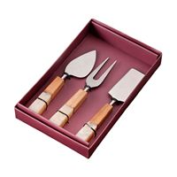 Ensemble de couteaux à fromage en acier inoxydable plaqué or massif, style minimaliste moderne, couverts de luxe pour la cuisine, trancheur et fourchette à fromage dur