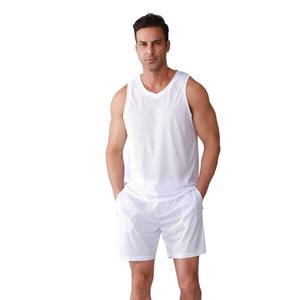 MEERA IMPEX Men Athletic Tank <b>Top</b> Summer Twin Set Performance Inspired Design Moisture Wicking Quick Dry 100% Polyester Fabric - Product Image 6