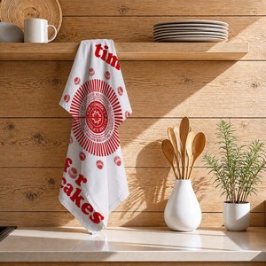 Nouvelle serviette de cuisine imprimée, 100 % coton, super absorbante, sans azo, séchage rapide, douce, qualité supérieure. - Product Image 1