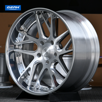 Para C006-01 DEAN DP180 6061 Llantas de Aleación de Aluminio de Dos Piezas con Múltiples Radios 19/20/21/22" 5x112/114.3/120 Negras Nuevas Personalizadas