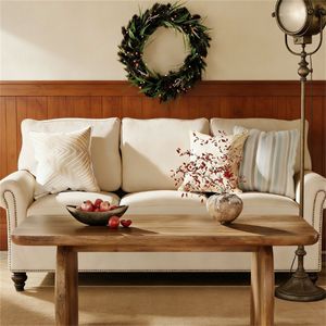 Sturdy Base <b>Low</b> Cocktail Coffee <b>Table</b> with Thick Top Central Dining <b>Table</b> - Product Image 4