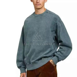 เสื้อสเวตเชิ้ตแบบย้อมสีเอซิดสีพื้นสำหรับฤดูหนาว เสื้อสเวตเชิ้ตแบบย้อมสีเอซิดแฟชั่น เสื้อสเวตเชิ้ตแบบย้อมสีเอซิดสำหรับใส่เป็นพื้นฐาน - Product Image 4