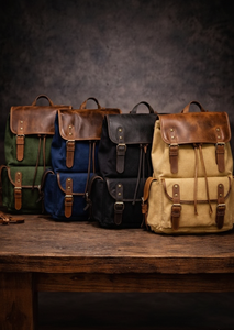 Sac à dos de voyage vintage en toile cirée de haute qualité pour homme, nouveau style, sublimation, pour étudiant, idéal pour l'extérieur - Product Image 3