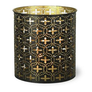 Porte-bougies en métal de qualité supérieure, alliant des finitions métalliques lisses avec une éclairage apaisant pour des maisons élégantes - Product Image 3