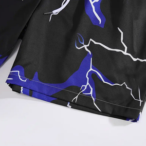 T-shirt et short décontractés respirants à manches courtes pour hommes, vêtements de sport pour la course à pied et le jogging, ensembles de shorts d'été pour hommes - Product Image 6