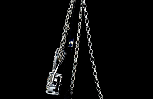 Collar de Lujo con Colgante de Diamante Étnico en Oro Rosa Sólido de 14kt, Corte Brillante, Certificado IGI, para Mujer - Product Image 3