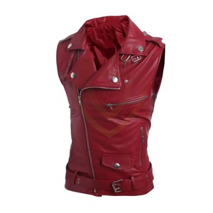 Chaleco de Cuero para Mujer, Fabricación en Fábrica, Servicio OEM Personalizado al por Mayor, Chaleco de Cuero Transpirable de Alta Calidad - Product Image 2