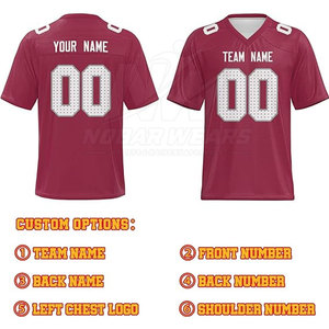 เสื้ออเมริกันฟุตบอลคุณภาพสูงราคาประหยัด ผลิตจากโพลีเอสเตอร์ 100% - Product Image 6