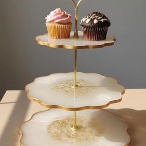 Soporte para Pastel de Resina Hecho a Mano en India, Soporte para Pastel de Resina Royal, Último Modelo en Color, a Precio Económico - Product Image 1