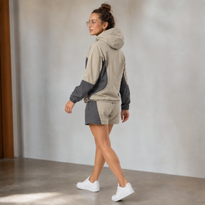 Chaqueta Cortavientos Impermeable para Mujer, Marca Privada, Conjunto de 2 Piezas, Tela Taslan, Resistente al Viento, Fabricante de Ropa OEM ODM para Exteriores - Product Image 2