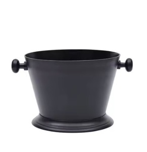 Seau à champagne en métal massif élégant pour la décoration de table – Accessoires de bar, seaux à glace pour vin, bacs à boissons pour fêtes et événements - Product Image 6