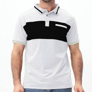 Camiseta de Manga Corta de Algodón Antiarrugas con Cuello Liso y Logotipo Personalizado Bordado/Estampado para Hombre/Unisex al por Mayor - Product Image 3