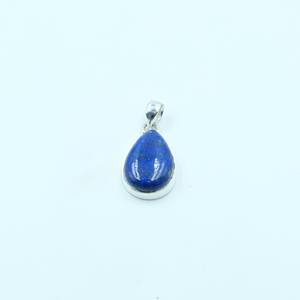 Pendentif Goutte d'Eau en Lapis Lazuli Naturel, Sertissage Bezel en Argent Sterling 925, Bijou Fait Main en Pierre Précieuse Bleue, Vente en Gros - Product Image 2