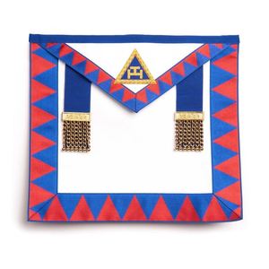 Tablier maçonnique provincial Royal Arch de haute qualité, fait main, personnalisable, pour cérémonie, accessoire de franc-maçonnerie - Product Image 1