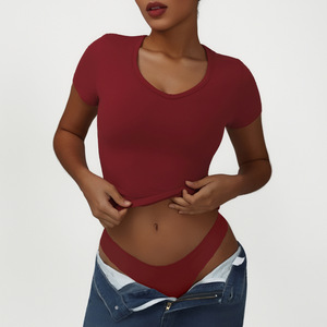 Hauts de compression pour femmes, manches longues, pour le fitness, la course à pied, le yoga, avec logo personnalisé, antibactériens - Product Image 2