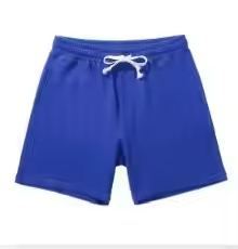 Ensemble court homme en coton épais délavé à l'acide, coupe ajustée, pour l'été - Product Image 2