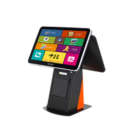 Zhongji A5 15,6 pulgadas Smart AI Recognition POS System Escala de pantalla táctil con pago facial Software todo en uno