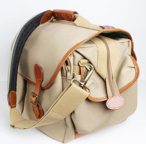 Sac à appareil photo en toile de cuir robuste, imperméable, pour appareil photo reflex numérique, sac messager de voyage LCCB-0009 - Product Image 4