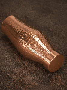 Premium Pure Copper Hammered Water <b>Bottle</b> Handmade Ayurvedic Drinking <b>Bottle</b> Leakproof Copper <b>Flask</b> Traditional Health Water - Product Image 5