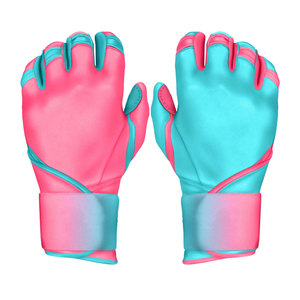 Gants de frappe classiques personnalisés pour adultes, paire, baseball, softball, spandex, gris, noir, fermeture auto-agrippante, ambidextres - Product Image 1