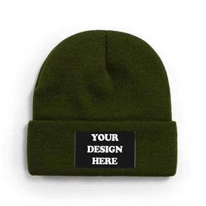 Bonnet en tricot côtelé personnalisé avec logo pour marques de mode américaines – Vente en gros, faible MOQ - Product Image 3