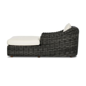 Tumbona Moderna Ecológica para Exteriores con Estructura de Madera Maciza de Teca y Cojín de Poliéster, Color Personalizado para Uso en Patio de Villa - Product Image 5