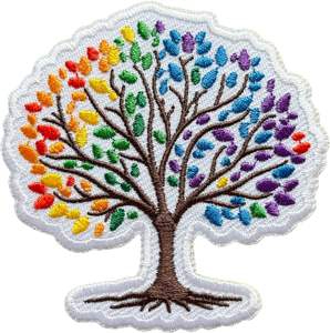 Embroidered Logo Patches Fabric <b>Clothing</b> Badges for Jackets Hats DIY Projects Iron On Round Wholesale Factory - Product Image 6