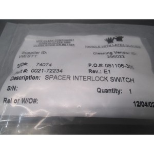 AMAT 0021-72234 SPACER INTERLOCK SWITCH, 109096 - อุปกรณ์และชิ้นส่วนเซมิคอนดักเตอร์ระดับโลกที่เชื่อถือได้ - Product Image 3