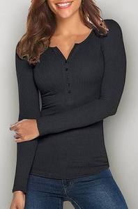 Long Sleeves Winter Casual <b>Women's</b> Eco-Friendly Denim & <b>Corduroy</b> <b>Shirt</b> with Print Classic Everyday Style - Product Image 2