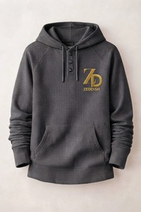 Sudadera con Capucha Premium 100% Algodón Orgánico para Hombre, Estilo Casual, Color Sólido, Streetwear, Logotipo Personalizado, Sudadera de Invierno Transpirable de Secado Rápido, 350g - Product Image 5