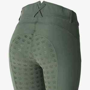 Pantalones de Montar de Cintura Alta para Mujer, Largos hasta el Tobillo, Tejidos en Spandex y Nailon, Elásticos en Cuatro Direcciones, con Bolsillos, Color Sólido - Product Image 5