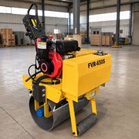 Mini-rouleau compresseur hydraulique réversible haute efficacité pour l'entretien des routes communautaires