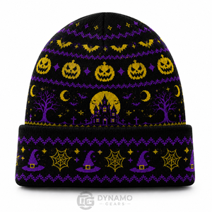Custom Halloween Beanies Knitted Acrylic Skull Beanie Hats Horror Funky <b>Winter</b> <b>Caps</b> for Men Women - Product Image 3