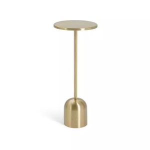Luxury Metal Drink <b>Table</b> For Accent Furniture Collection With Handcrafted Look And Elegant <b>Side</b> <b>Table</b> Style - Product Image 5